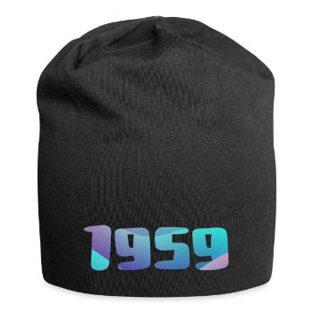1959 Geburtstagsgeschenk Vintage 1959 Retro 1959 - Jersey-Beanie - Schwarz - Vorne