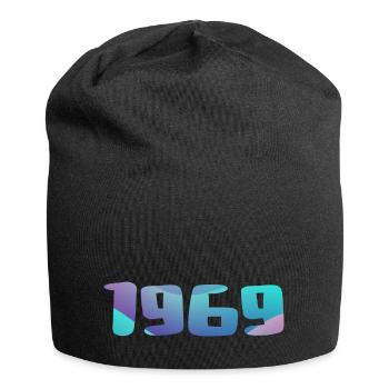 1969 Geburtstagsgeschenk Vintage 1969 Retro 1969 - Jersey-Beanie - Schwarz - Vorne