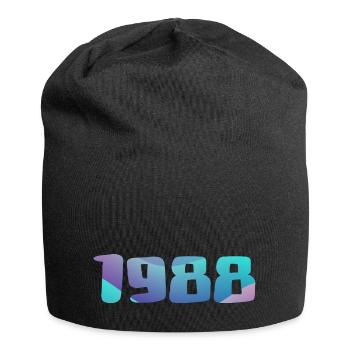 1988 Geburtstagsgeschenk Vintage 1988 Retro 1988 - Jersey-Beanie - Schwarz - Vorne