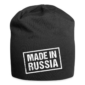Made in Russia - Jersey Beanie - black - Front