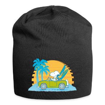 Peanuts Snoopy Surfing Tour Woodstock - Bonnet en jersey - noir - Devant