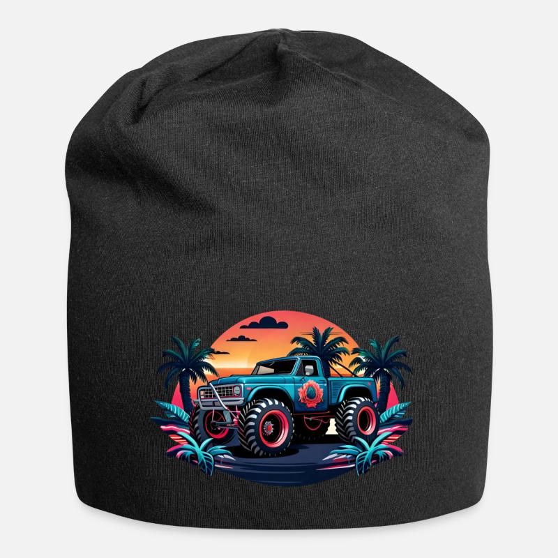 OFF ROAD - Jersey-Beanie - Schwarz