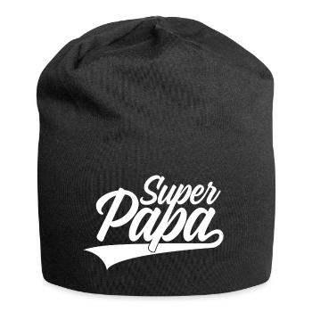 SUPER PAPA SUPERPAPA - Jersey-Beanie - Schwarz - Vorne