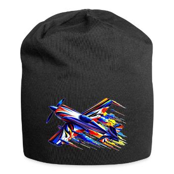 Avion de voltige 2 - Bonnet en jersey - noir - Devant