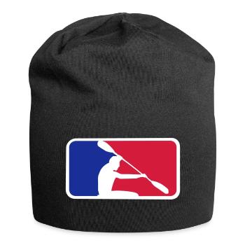 Kanu mit Frame - Jersey-Beanie - Schwarz - Vorne