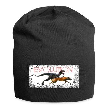 Evolution Comic Hund - Jersey-Beanie - Schwarz - Vorne