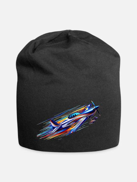 Avion de voltige - Bonnet en jersey - noir