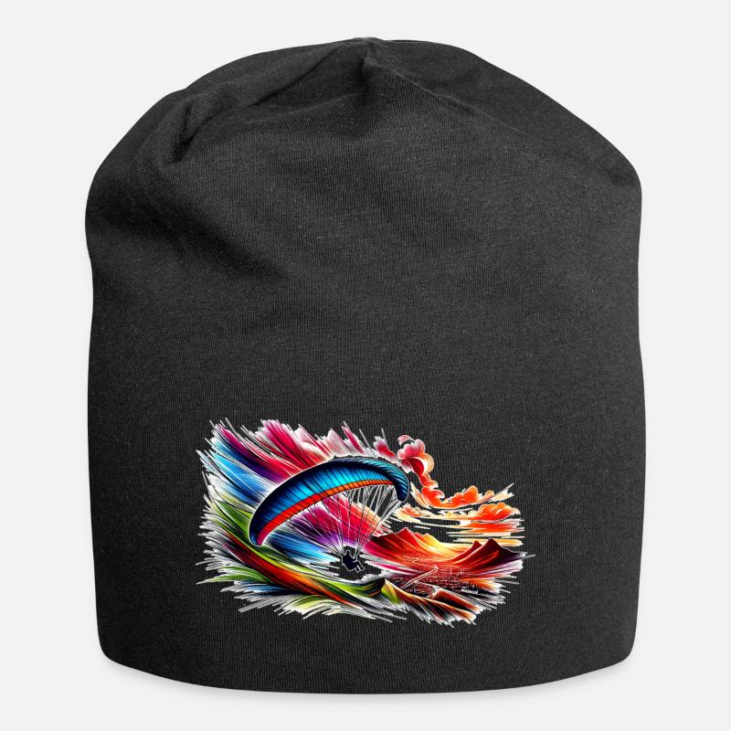 Parapente - Bonnet en jersey - noir