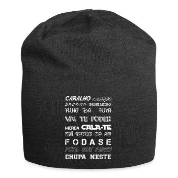 CARALHO white - Bonnet en jersey - charbon - Devant