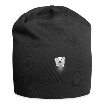 OURS POLAIRE DE POCHE - Bonnet en jersey - noir - Devant