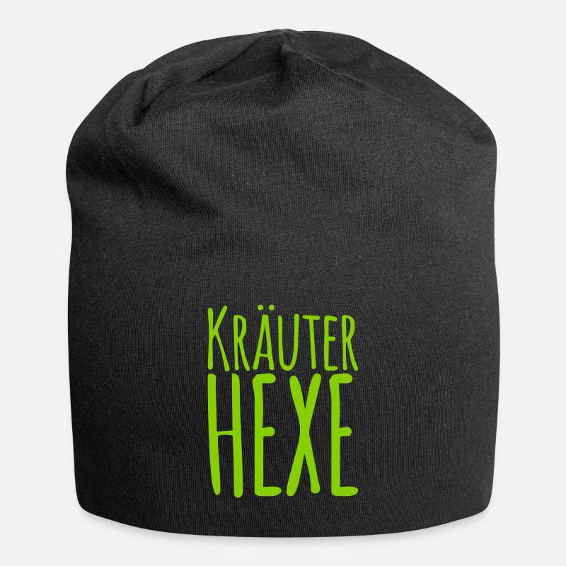 Kräuter Hexe - Jersey-Beanie - Schwarz