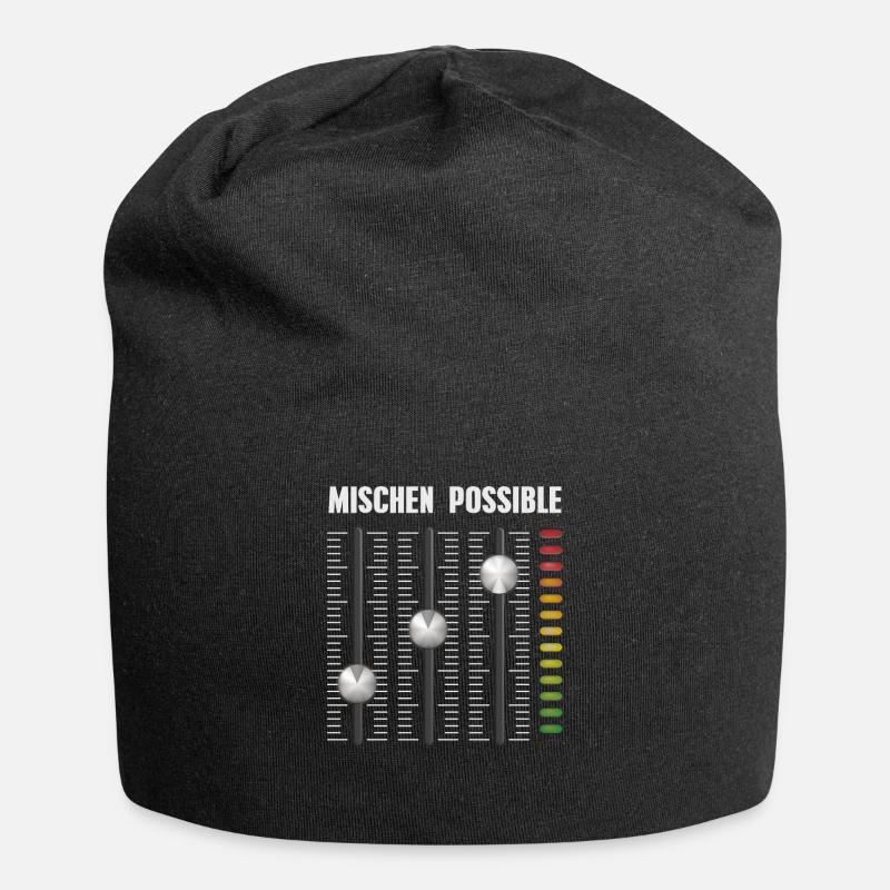 Mischen Possible - Jersey-Beanie - Schwarz