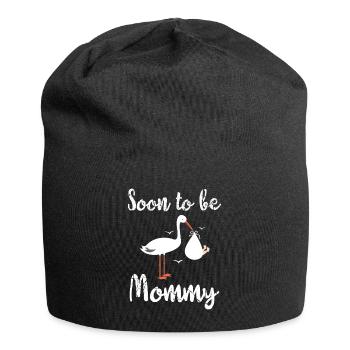 Soon to be mommy - muttertag - Jersey-Beanie - Schwarz - Vorne
