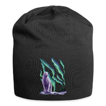 Ours polaire - Bonnet en jersey - noir - Devant