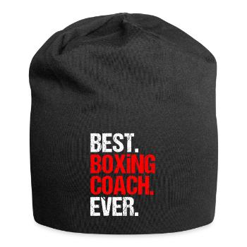 Best Boxing Coach Ever Boxer Gift - Jersey Beanie - black - Front