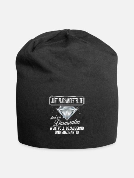 JUSTIZFACHANGESTELLTE-DM - Jersey-Beanie - Schwarz
