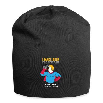 Drinking Drinking I Make Beer Disappear Gift - Jersey Beanie - black - Front