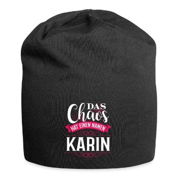 KARIN - Chaos - Jersey-Beanie - Schwarz - Vorne