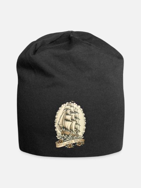 TATOUAGE À LA FOIS HOMEWARD - Bonnet en jersey - noir