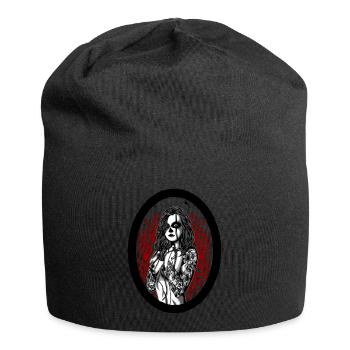 Women with tattoo - Jersey Beanie - black - Front