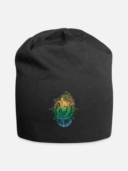 Mermaid mermaid mermaid fairy tale - Jersey Beanie - black