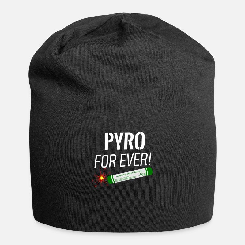 Pyro vor ever Feuerwerk - Jersey-Beanie - Schwarz
