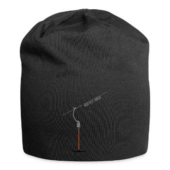 Alt aber gut - Der Ankerlift im Skigebiet - Jersey-Beanie - Schwarz - Vorne