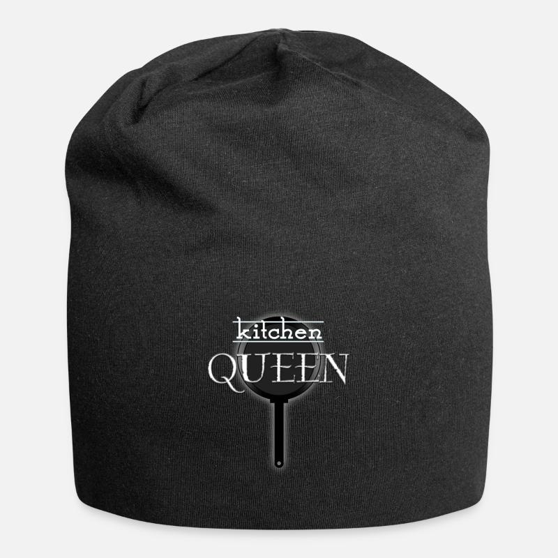kitchen QUEEN - Jersey-Beanie - Schwarz