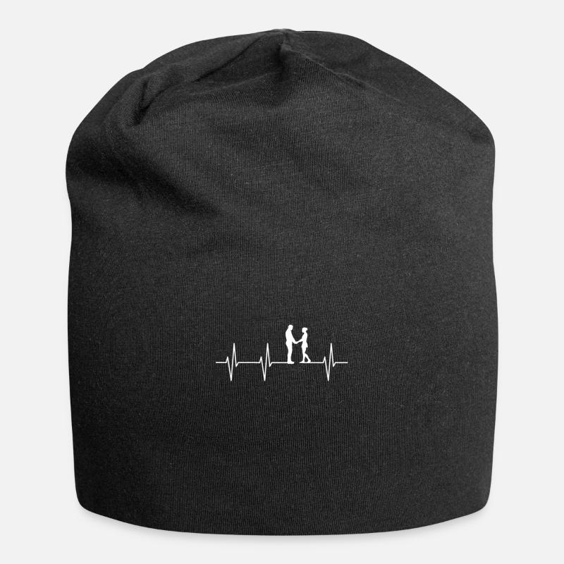 couple - Bonnet en jersey - noir