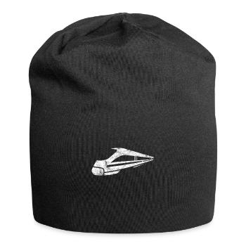 Chef de section de train - Bonnet en jersey - noir - Devant