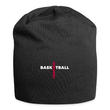 Design cool pour le cadeau de basket-ball de joueur de basket-ball - Bonnet en jersey - noir - Devant