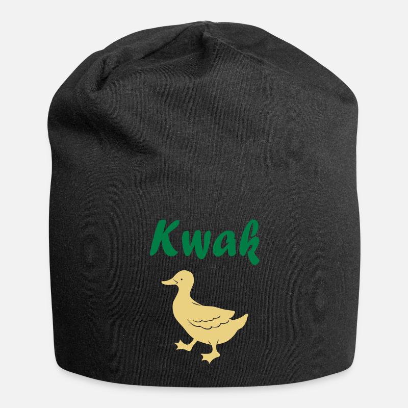 Kwak Duck Duck Duck Gift QuitscheenteDten, D - Bonnet en jersey - noir