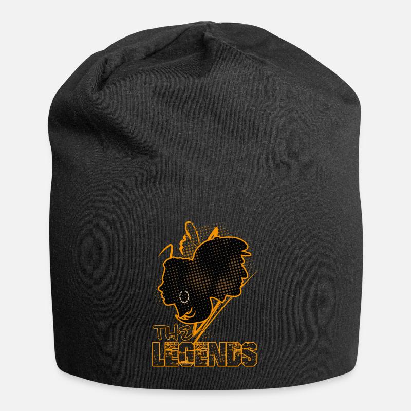 The Legends-Bonnie und Clyde-Valentinstag - Jersey-Beanie - Schwarz