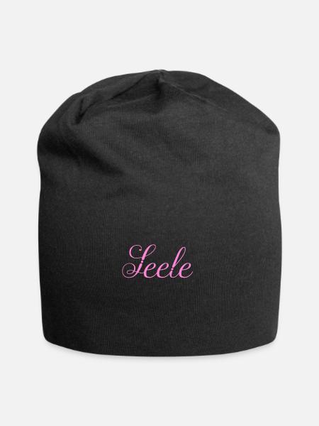 Seele - Jersey-Beanie - Schwarz