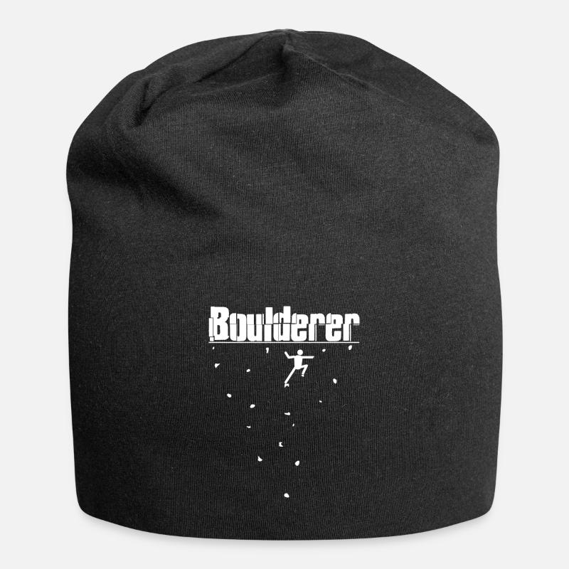 Bouldern Boulderer - Jersey-Beanie - Schwarz