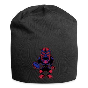 mask_blak - Jersey Beanie - black - Front