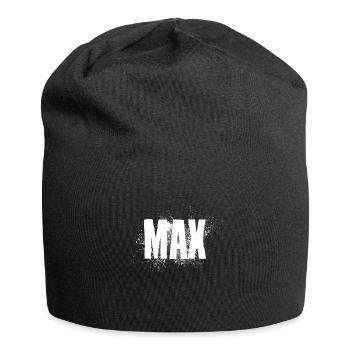 Max - Jersey-Beanie - Schwarz - Vorne