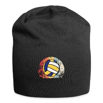Volleyball Vintage Club Sport League Gift - Jersey Beanie - black - Front