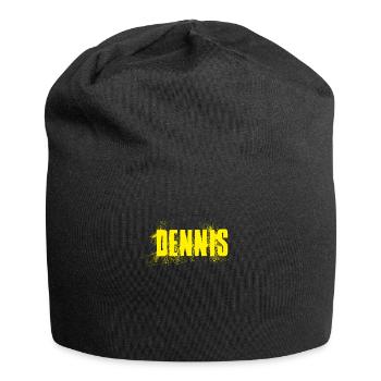 Dennis - Jersey Beanie - black - Front