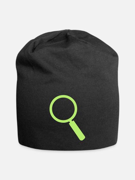Lupe 401 - Jersey-Beanie - Schwarz