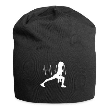 Fitness Squads Frau - Jersey-Beanie - Schwarz - Vorne