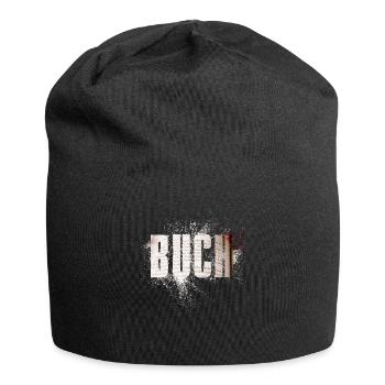 Buch - Jersey-Beanie - Schwarz - Vorne