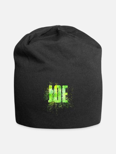 Joe - Jersey-Beanie - Schwarz