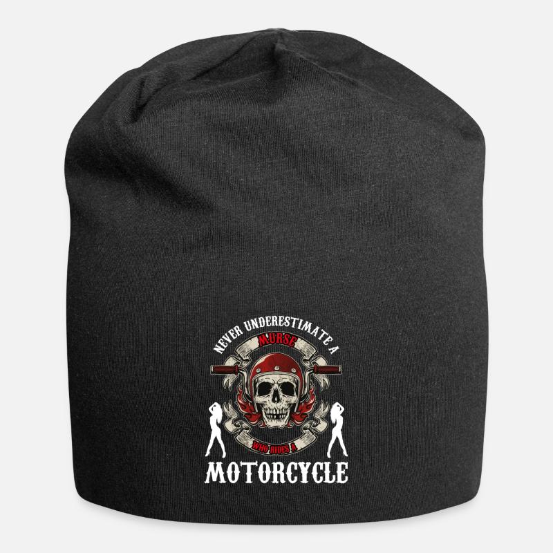 motorcycle - Jersey Beanie - black