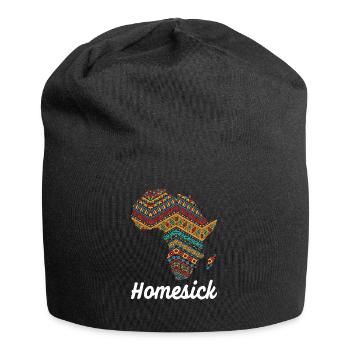 Afrique mal du pays - Bonnet en jersey - noir - Devant