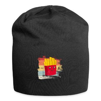 French Fries Fries Fries Fries Food Gift - Jersey Beanie - black - Front