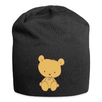 Toy Teddy Bear - Jersey Beanie - black - Front