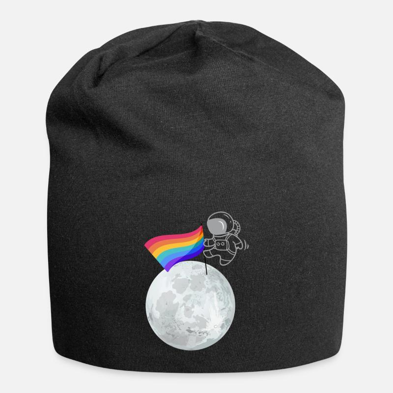 Pride Planet - Jersey-Beanie - Schwarz