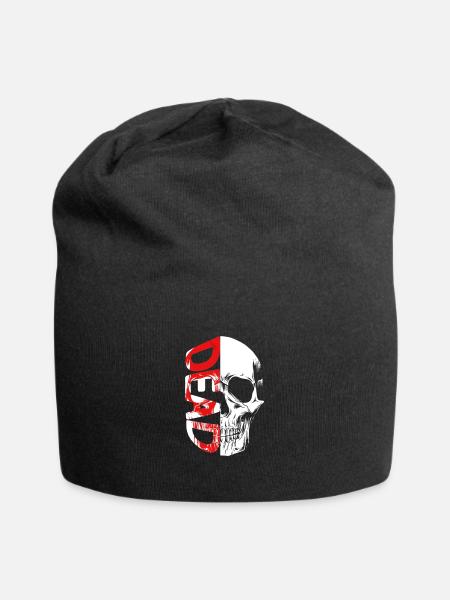 DEAD - Jersey-Beanie - Schwarz