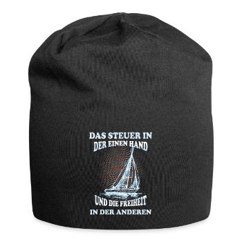 Segelboot besitzer - Jersey-Beanie - Schwarz - Vorne